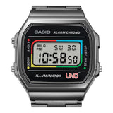 RELOJ CASIO VINTAGE A168WEUC-1ADR -GRIS