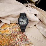 RELOJ PARA HOMBRE CASIO AE-1200WH-1AVDF -NEGRO