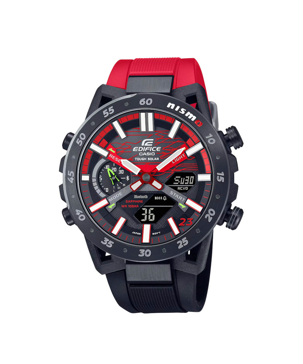 Toro Rosso Reloj Casio Edifice Doble Hora RELOJ EDIFICE ECB