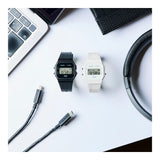 RELOJ CASIO F-91WB-8ADF -NEGRO
