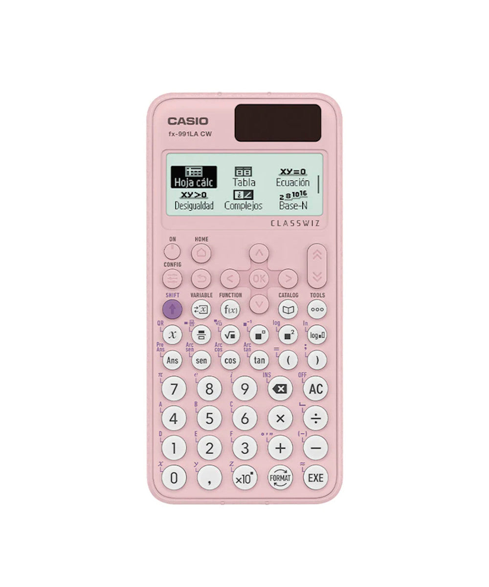 CALCULADORA CASIO ESCUELA Y UNIVERSIDAD FX-991LACW-PK-W-DT