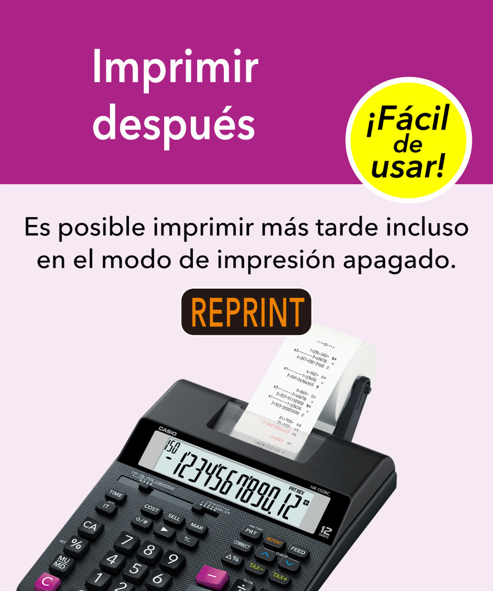 HR-150RC-DC - Tiendas Casio TITEC