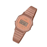 RELOJ CASIO VINTAGE LA-11WR-5ADF -ROSADO