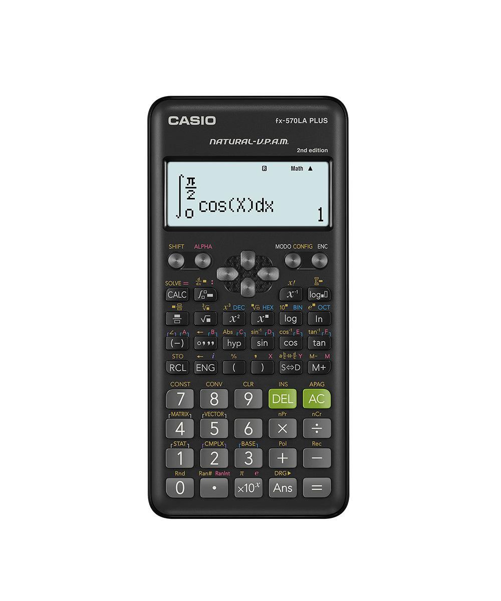 CALCULADORA CASIO ESCUELA Y UNIVERSIDAD FX-570LAPLUS2-W-DT