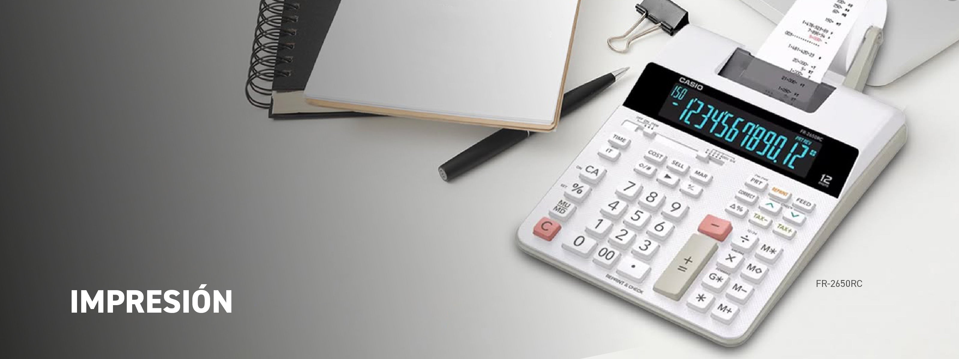 CALCULADORAS CON IMPRESORA