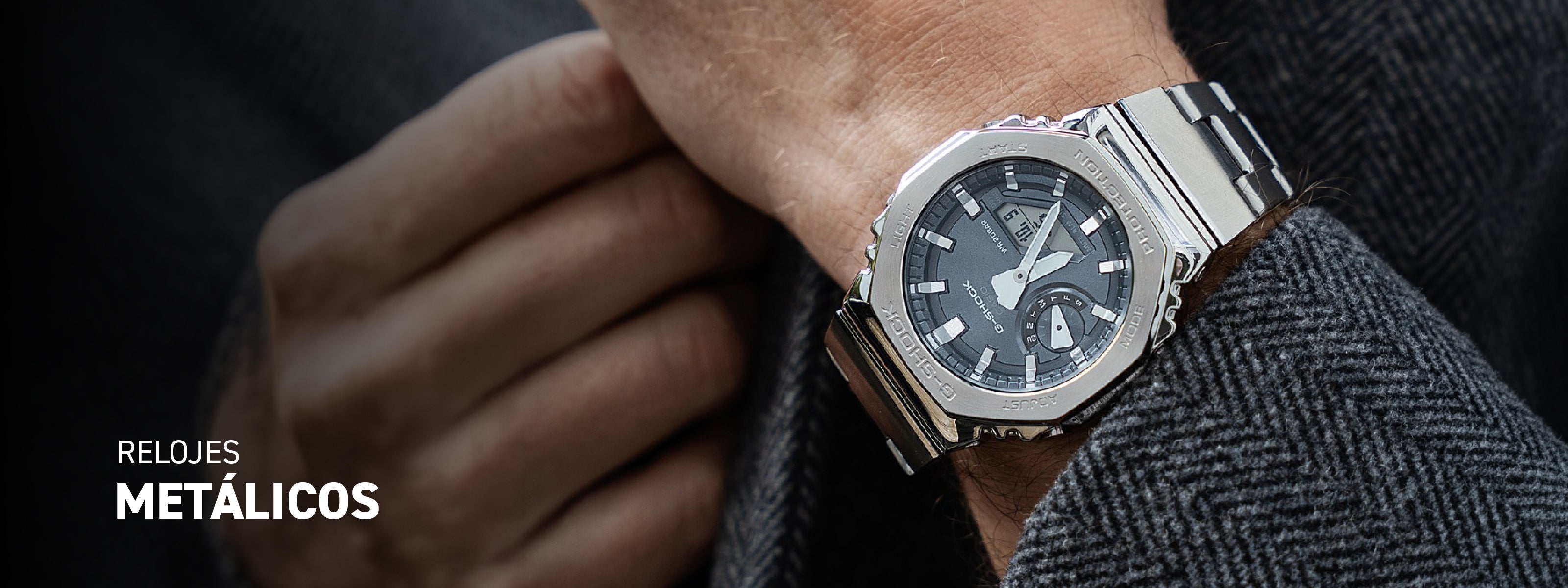 Relojes Casio metálicos