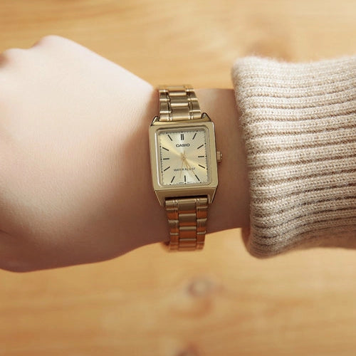 RELOJ PARA MUJER CASIO LTP-V007G-9EUDF -AMARILLO - Tiendas Casio TITEC