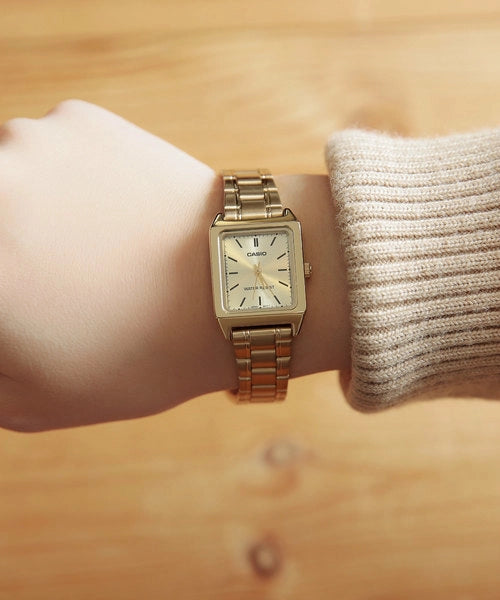 RELOJ PARA MUJER CASIO LTP-V007G-9EUDF -AMARILLO - Tiendas Casio TITEC