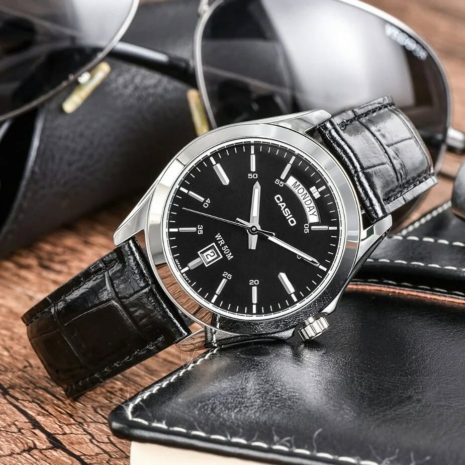 RELOJ PARA HOMBRE CASIO MTP-1370L-1AVDF -NEGRO - Tiendas Casio TITEC