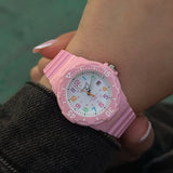 RELOJ PARA MUJER CASIO LRW-200H-4B2VDF -ROSADO