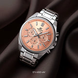 RELOJ PARA HOMBRE CASIO EDIFICE EFV-650D-4AVUDF -ROSADO
