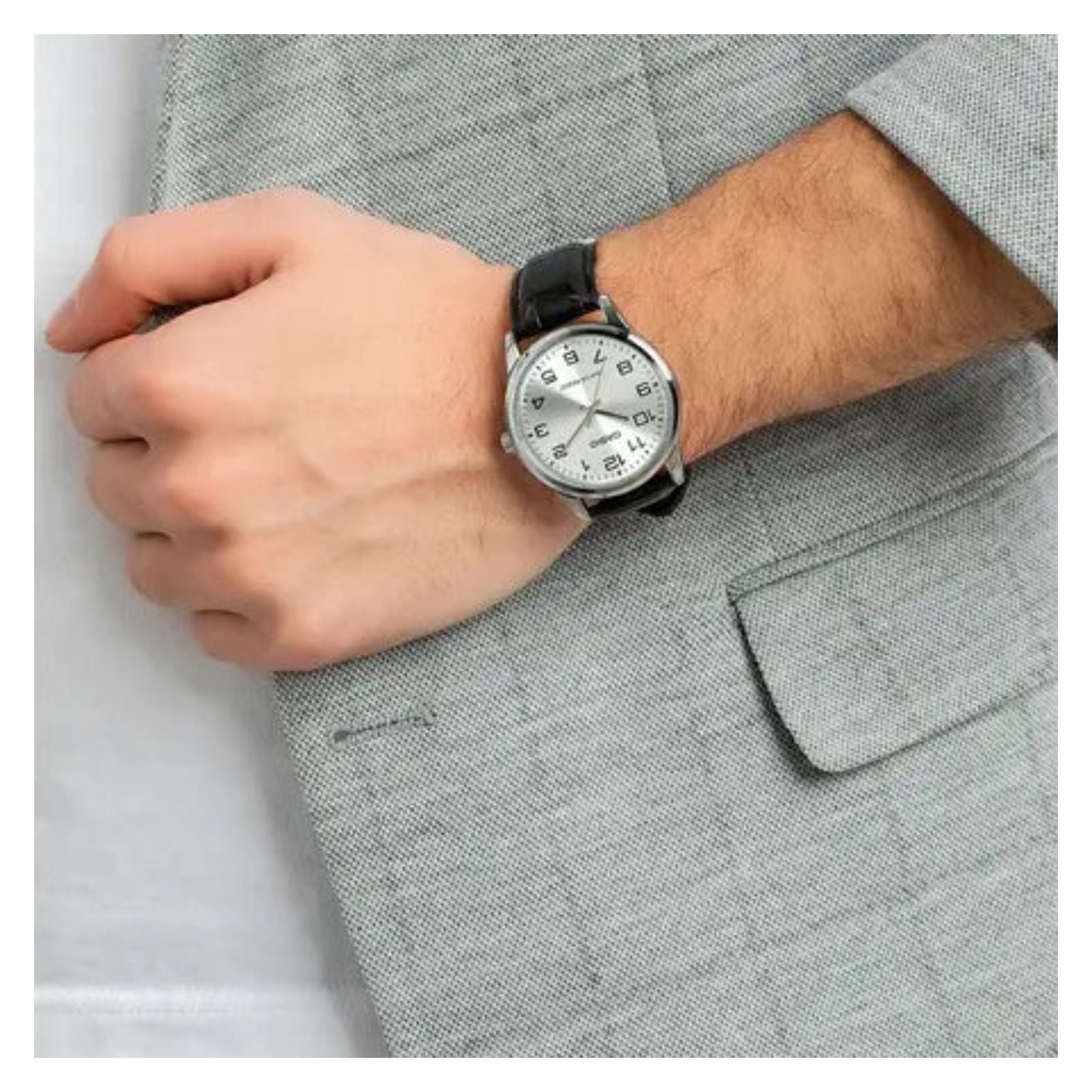 RELOJ PARA HOMBRE CASIO MTP-V001L-7BUDF -BLANCO - Tiendas Casio TITEC