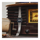 RELOJ CASIO VINTAGE A158WA-1DF-PLATEADO