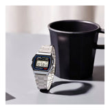 RELOJ CASIO VINTAGE A158WA-1DF-PLATEADO