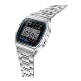 RELOJ CASIO VINTAGE A158WA-1DF-PLATEADO