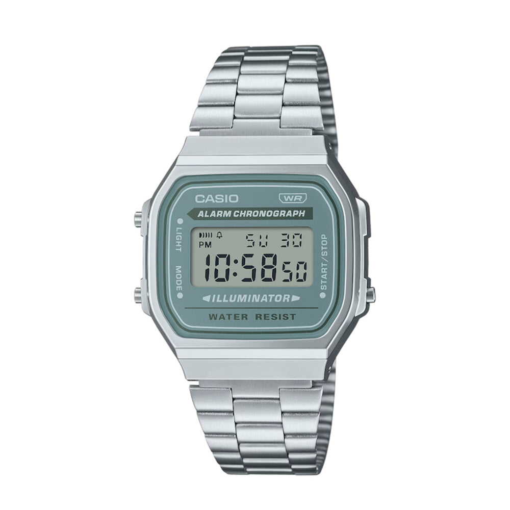 RELOJ CASIO VINTAGE A168WA-3AYDF -PLATEADO - Tiendas Casio TITEC