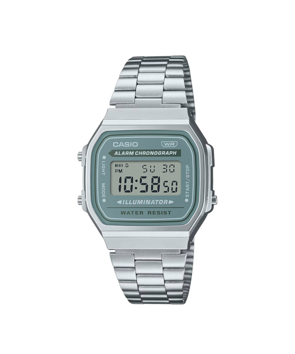 RELOJ CASIO VINTAGE A168WA-3AYDF -PLATEADO - Tiendas Casio TITEC