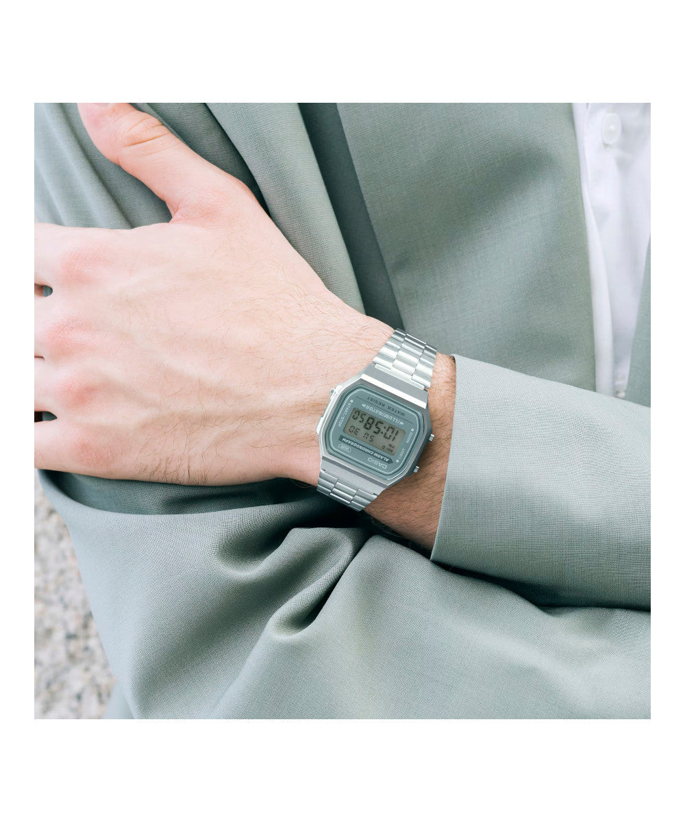 RELOJ CASIO VINTAGE A168WA-3AYDF -PLATEADO - Tiendas Casio TITEC