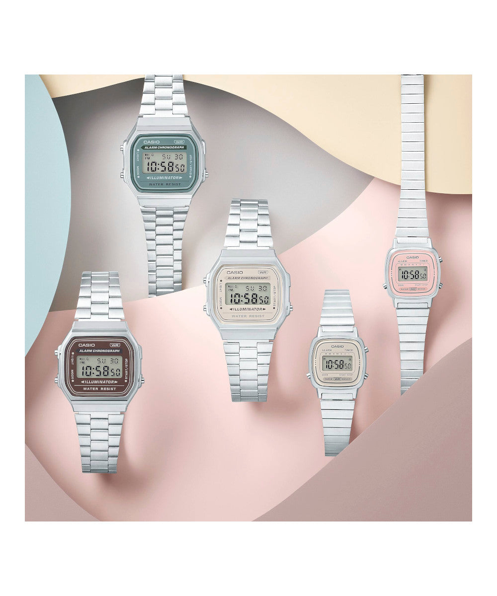 RELOJ CASIO VINTAGE A168WA-3AYDF -PLATEADO - Tiendas Casio TITEC