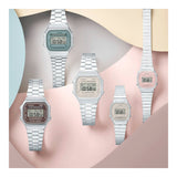 RELOJ CASIO VINTAGE A168WA-5AYDF -PLATEADO