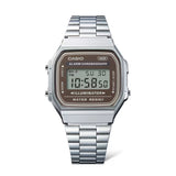 RELOJ CASIO VINTAGE A168WA-5AYDF -PLATEADO