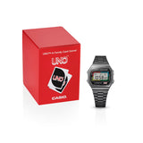 RELOJ CASIO VINTAGE A168WEUC-1ADR -GRIS