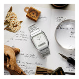 RELOJ CASIO VINTAGE AQ-230A-7AMQYDF -PLATEADO