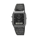RELOJ CASIO VINTAGE AQ-230EBLT-1ADR - NEGRO