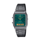 RELOJ CASIO VINTAGE AQ-230EGG-3ADF - VERDE
