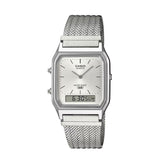 RELOJ CASIO VINTAGE AQ-230EM-7ADF - BLANCO