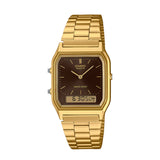 RELOJ CASIO VINTAGE AQ-230GA-5AMQYDF -DORADO