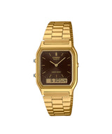 RELOJ CASIO VINTAGE AQ-230GA-5AMQYDF -DORADO - Tiendas Casio TITEC