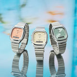 RELOJ CASIO VINTAGE AQ-240E-4ADF - ROSADO