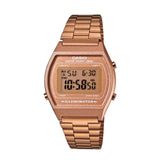 RELOJ CASIO VINTAGE B640WC-5ADF -CAFÉ