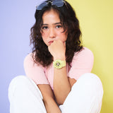 RELOJ PARA MUJER CASIO BABY-G BA-110AH-9ADR - AMARILLO