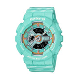 RELOJ PARA MUJER CASIO BABY-G BA-110CH-3ADR -VERDE