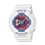 RELOJ PARA MUJER CASIO BABY-G BA-112-7ADR -BLANCO