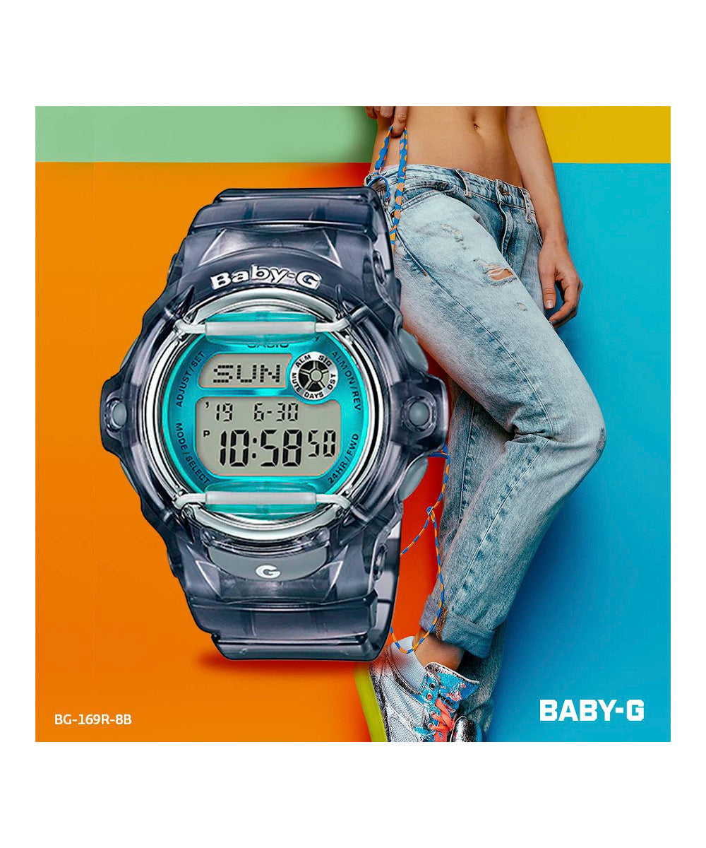 RELOJ PARA MUJER CASIO BABY-G BG-169R-8BDR -VERDE - Tiendas Casio TITEC
