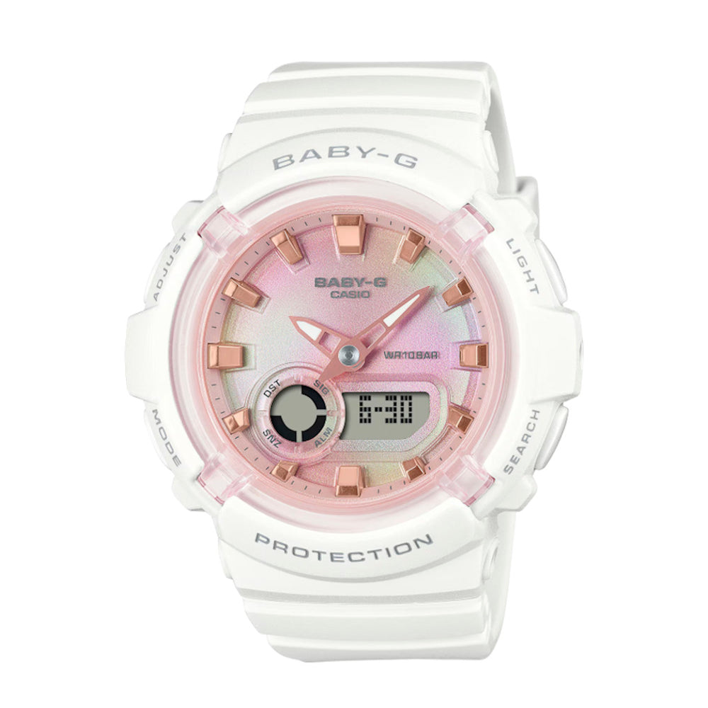 RELOJ PARA MUJER CASIO BABY-G BGA-280TD-7ADR -BLANCO - Tiendas Casio TITEC