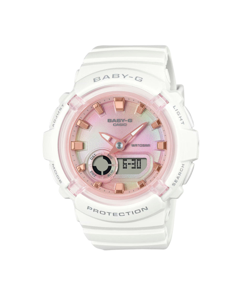RELOJ PARA MUJER CASIO BABY-G BGA-280TD-7ADR -BLANCO - Tiendas Casio TITEC