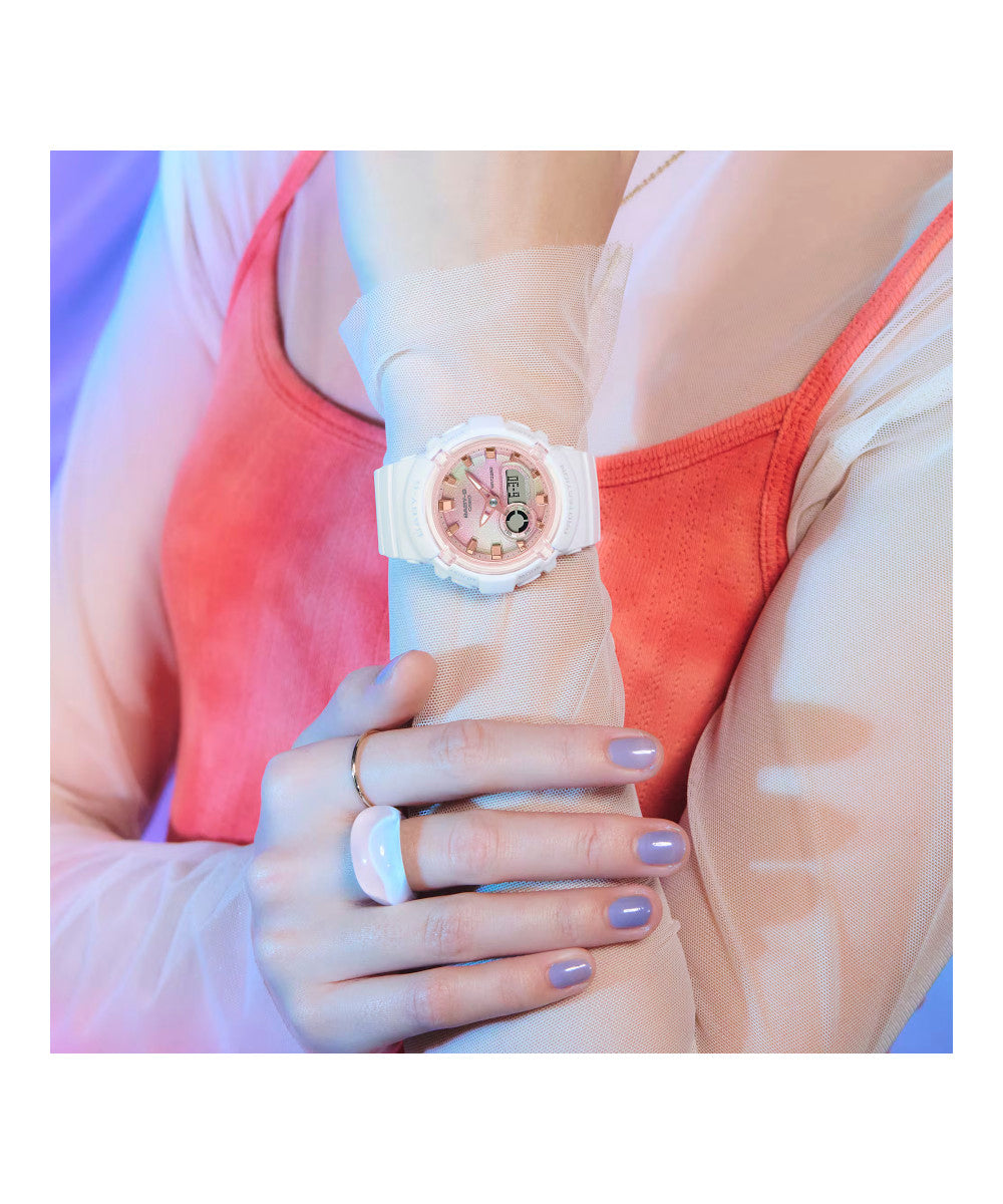 RELOJ PARA MUJER CASIO BABY-G BGA-280TD-7ADR -BLANCO - Tiendas Casio TITEC
