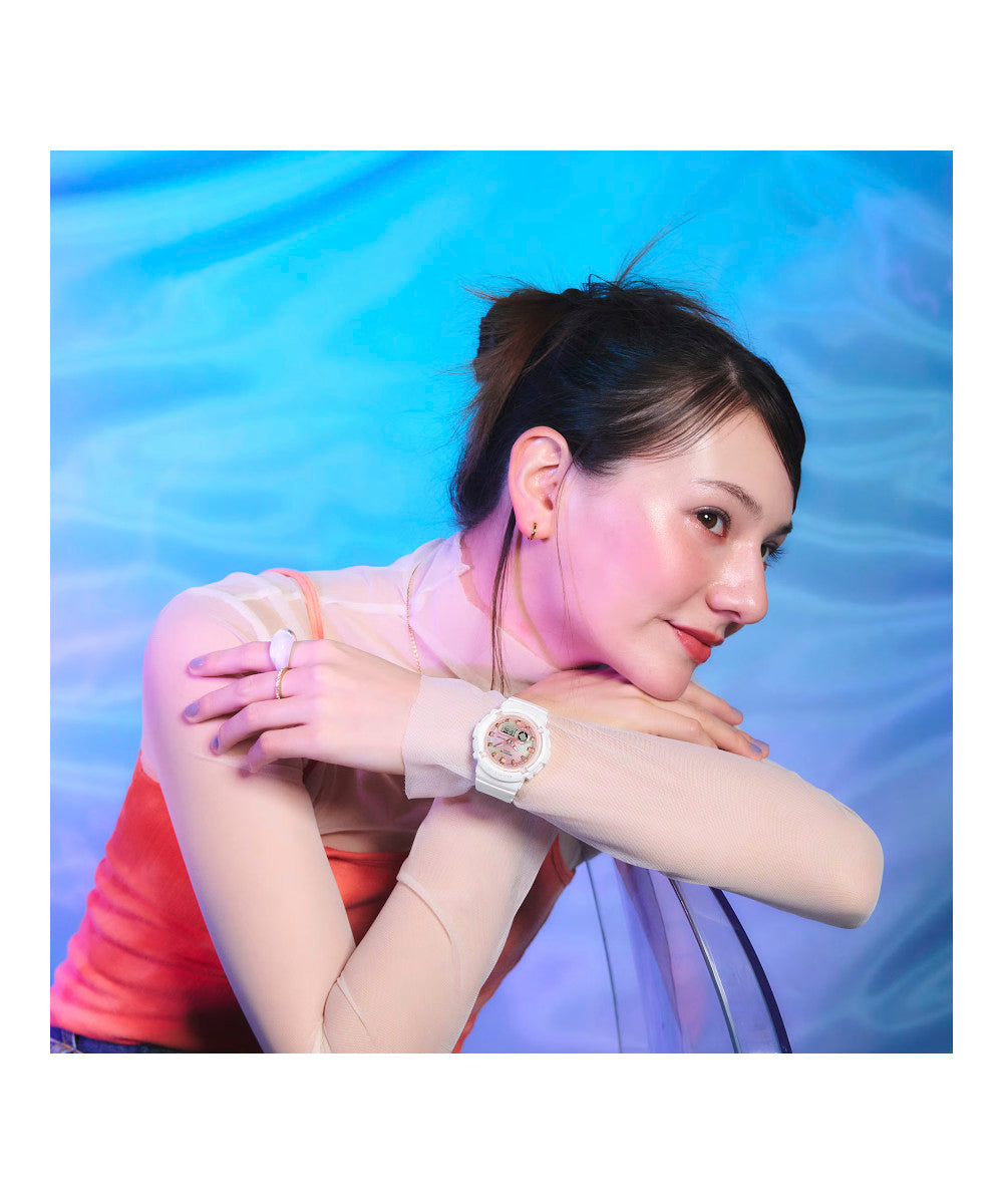 RELOJ PARA MUJER CASIO BABY-G BGA-280TD-7ADR -BLANCO - Tiendas Casio TITEC