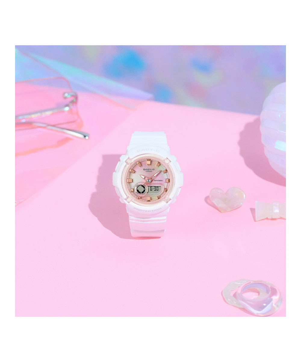 RELOJ PARA MUJER CASIO BABY-G BGA-280TD-7ADR -BLANCO - Tiendas Casio TITEC
