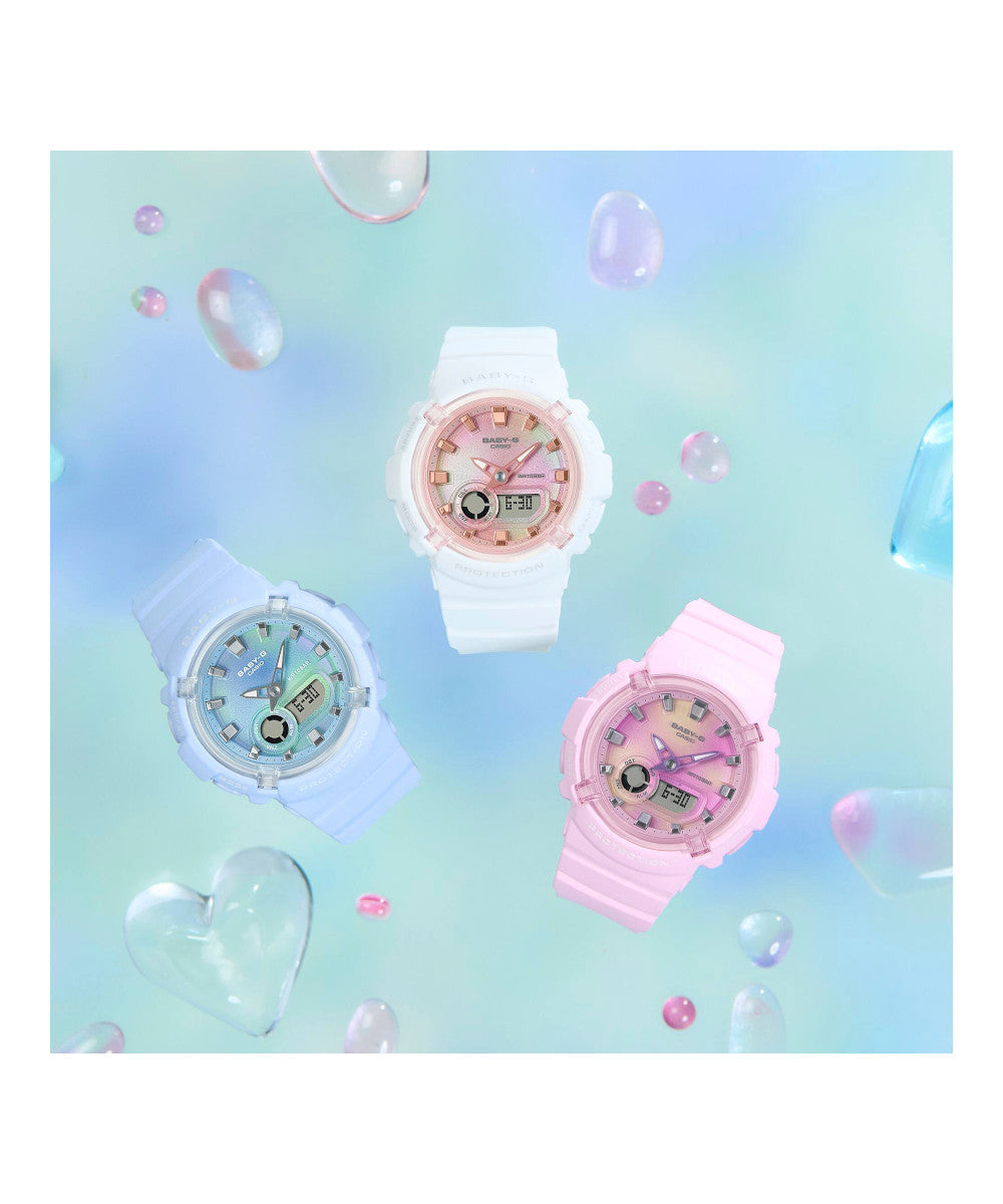 RELOJ PARA MUJER CASIO BABY-G BGA-280TD-7ADR -BLANCO - Tiendas Casio TITEC
