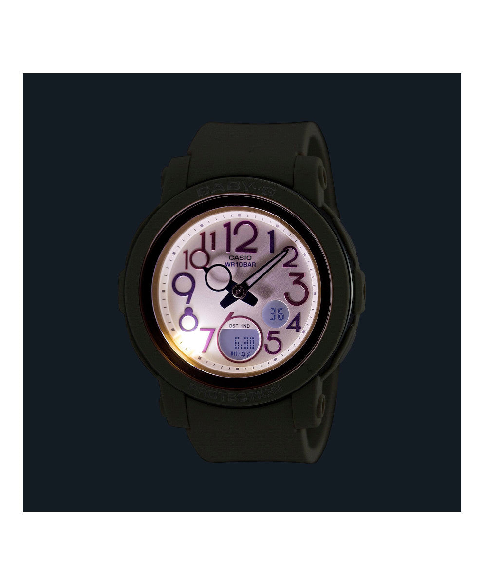 RELOJ PARA MUJER CASIO BABY-G BGA-290PA-7ADR -BLANCO - Tiendas Casio TITEC