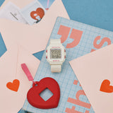 RELOJ PARA MUJER CASIO BABY-G BGD-10KH-7DR  - BLANCO