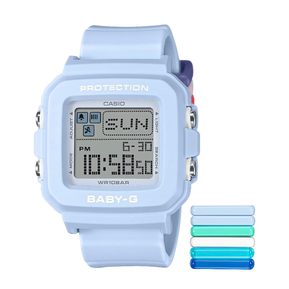 RELOJ PARA MUJER CASIO BABY-G BGD-10L-2DR -AZUL