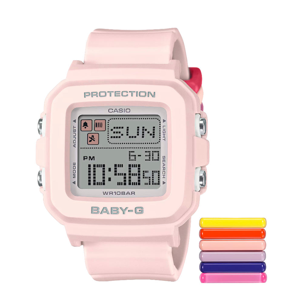 RELOJ PARA MUJER CASIO BABY-G BGD-10L-4DR -ROSADO - Tiendas Casio TITEC