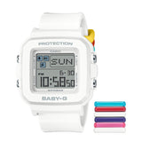 RELOJ PARA MUJER CASIO BABY-G BGD-10L-7DR -BLANCO
