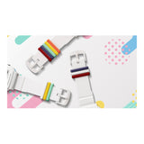 RELOJ PARA MUJER CASIO BABY-G BGD-10L-7DR -BLANCO